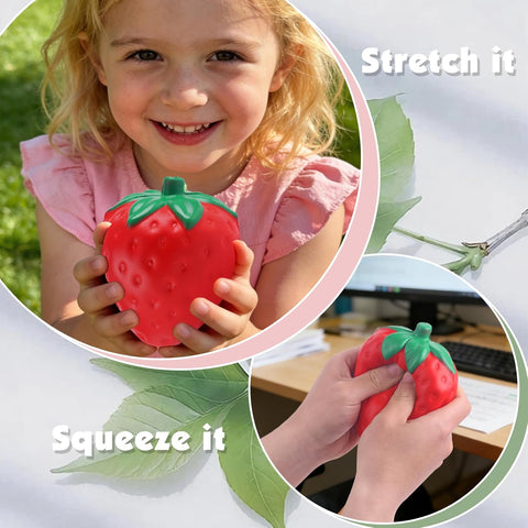 Strawberry Fruit Squeeze Squishy