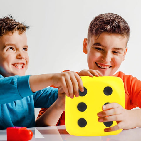 5.9'' Jumbo Foam Dice Squishies (Yellow)