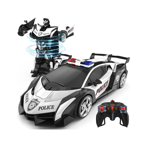 Transforming Robo- Remote Control Car