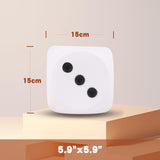 5.9''  Jumbo Squishie Foam Dice (White)