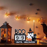 Halloween Wood Countdown Calendar Halloween Blocks