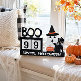 Halloween Wood Countdown Calendar Halloween Blocks