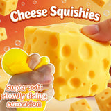 Yellow Cheese Squishy 2 (Pack)