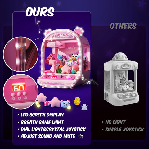 Mini LED Vending Girls Claw Machine