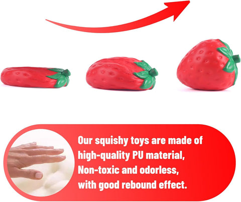 Strawberry Fruit Squeeze Squishy