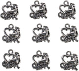 50Pcs- I Love  Cheer Charms