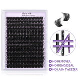 Black Pearl Kit 200D L B&Q Dramatic Soft Mega Thick Volume Individual Clusters