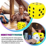 5.9''  Jumbo Foam Dice Squishies (Yellow)