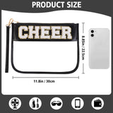Clear Cheer Makeup Bag Cosmetic Bag Travel Toiletry Organizer Pouch