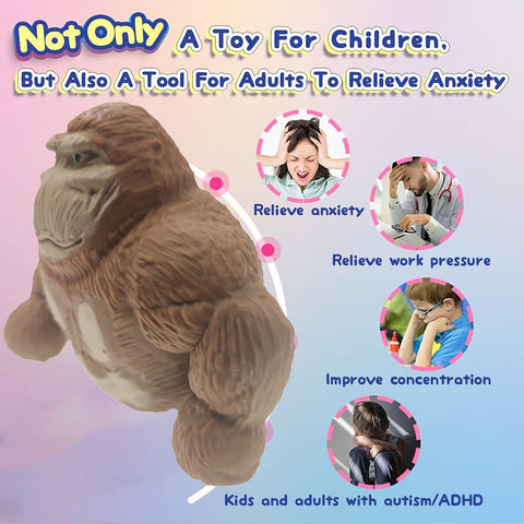 Stretch Stress Gorilla, Stress Relief Toy