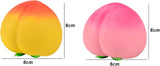 2Pc Squishy Peach (Pink+Yellow)