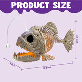Spooky Halloween Skeleton Plastic Fish