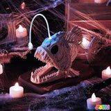 Spooky Halloween Skeleton Plastic Fish
