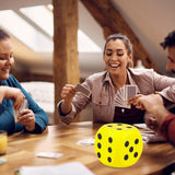 5.9''  Jumbo Foam Dice Squishies (Yellow)