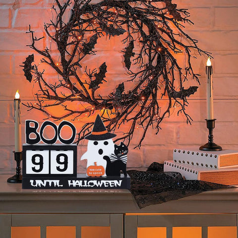 Halloween Wood Countdown Calendar Halloween Blocks