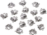 50Pcs- I Love  Cheer Charms