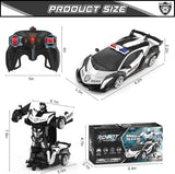 Transforming Robo- Remote Control Car