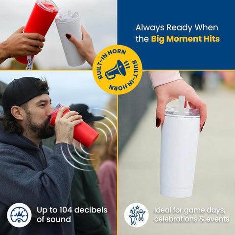 The Loudcup Blow Horn Tumbler