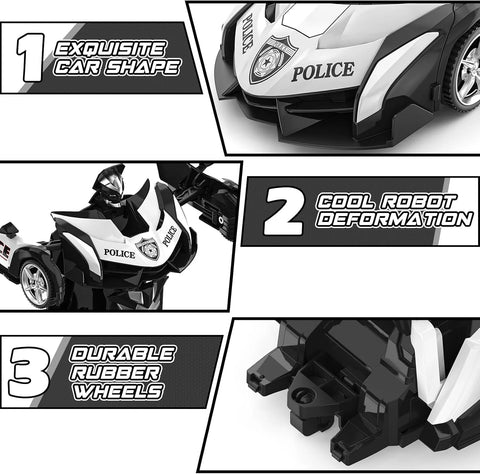 Transforming Robo- Remote Control Car