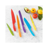 12 PC- Colored Kitchen Knife Set
