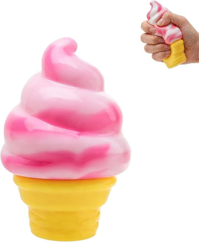 Ice Cream Squeeze Squishy (Pink)