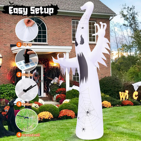 11.8ft Inflatable Blowup- Ghost Scary