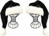 Santa Hat - Adults Deluxe Xmas Christmas Hat Pack 2 Pcs