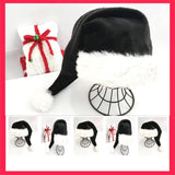 Santa Hat - Xmas Christmas Hat Pack 2 Pcs