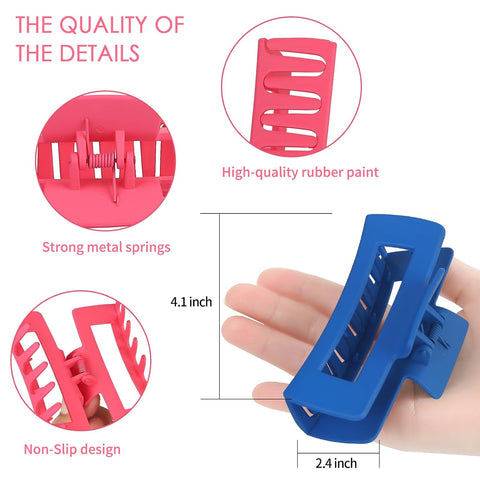 Big Hair Claw Clips (6pc)
