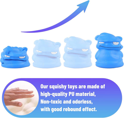 9.8" Jumbo Squishy Monster (Blue)