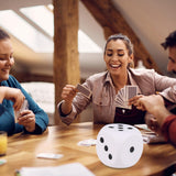 5.9''  Jumbo Squishie Foam Dice (White)
