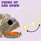 Spooky Halloween Skeleton Plastic Fish