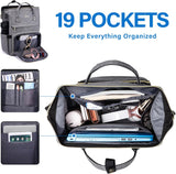 15.6 inch Laptop Backpack with USB charging port for women