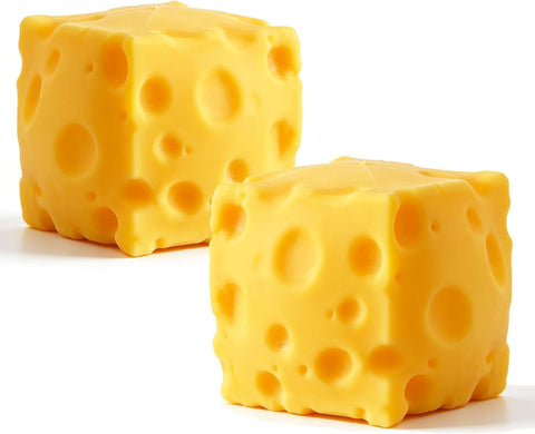 Yellow Cheese Squishy 2 (Pack)