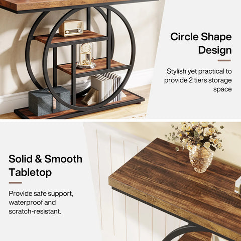 4-Tier Entryway Table
