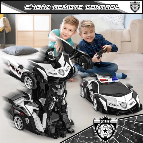 Transforming Robo- Remote Control Car