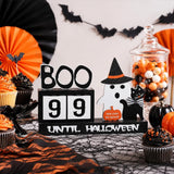 Halloween Wood Countdown Calendar Halloween Blocks