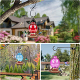 2 Glass Hummingbird Feeders
