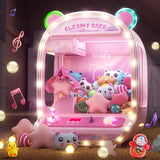 Large Claws Machine Toy with LED Light & Adjustable Sound,16" Candy Dispenser Toys Mini Vending Machine for Kids Christmas Birthday Big Gifts for Girls Boys Ages 6+